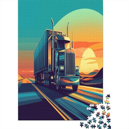 Big Truck 1000 Stück Puzzle Für Erwachsene 1000 Stück Puzzle Für Erwachsene-Crazy Candy-1000 Stück Puzzle Große Puzzles Kinder Lernspiel Spielzeug Geschenk Puzzel 1000pcs (75x50 von ZWABFOFYV