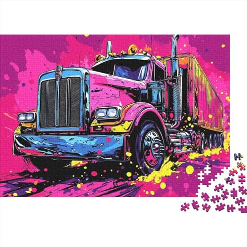 Big Truck Puzzle 1000 Teile Erwachsene Puzzles Für Erwachsene Klassische Puzzles 1000 Teile Erwachsene Puzzlespiel Schwer Pädagogisches Spielzeug Erwachsene Kinder Puzzel 1000pcs (75x50cm) von ZWABFOFYV