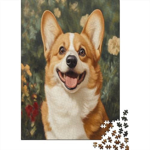 Corgi Puzzle 1000 Teile Puzzle Erwachsene Schwieriges Schwer Puzzle Für Erwachsene Und Kinder Ab 14 Jahren Puzzel 1000pcs (75x50cm) von ZWABFOFYV