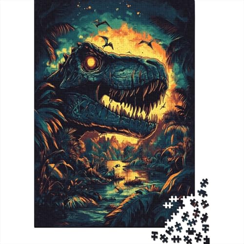 Dinosaurier Puzzlespiel 1000 Teile Puzzle Für Erwachsene Und Kinder Ab 14 Jahren, Puzzle Erwachsenen Puzzlespi Puzzel 1000pcs (75x50cm) von ZWABFOFYV