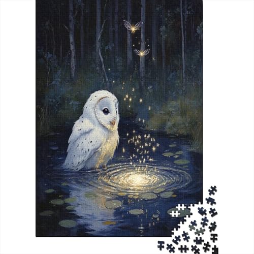 Eule Puzzlespiel 1000 Teile Erwachsene -Puzzle 1000 Stück Spiel Puzzles Für Erwachsene Kinder Puzzle Erwachsenen Puzzlespiel Puzzel 1000pcs (75x50cm) von ZWABFOFYV