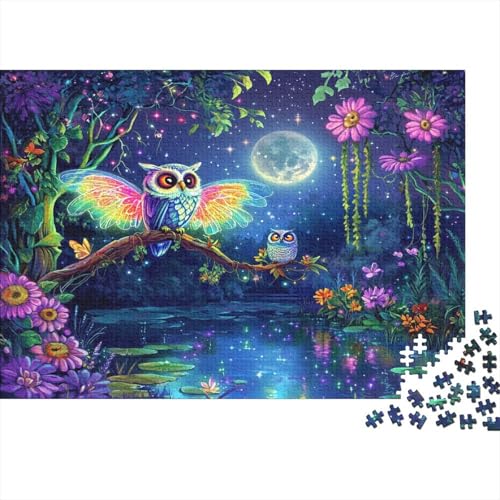 Eule Puzzlespiel 1000 Teile Puzzle Für Erwachsene Und Kinder Ab 14 Jahren, Puzzle Erwachsenen Puzzlespi Puzzel 1000pcs (75x50cm) von ZWABFOFYV