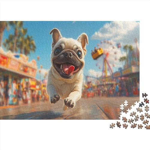 FRANZÖSISCHER BULLDONG Klassische Puzzles Puzzles 1000 Teile Für Erwachsene Puzzle Spielzeug Puzzle Einzigartige Geschenk Puzzleteile Tierpuzzle Für Die Familienspielsammlung 1000pcs (75x50cm) von ZWABFOFYV