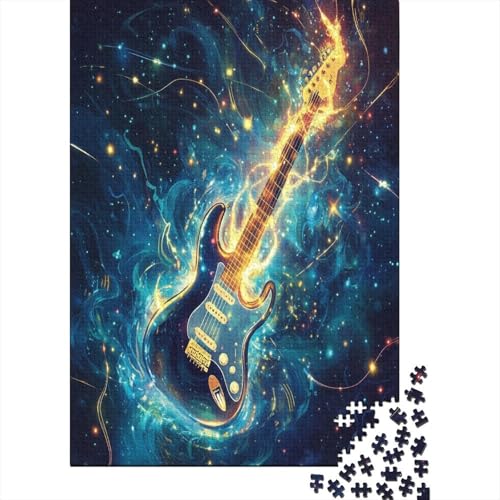 Gitarre Puzzle 1000 Teile Erwachsener Kniffel Spaß Für Die Ganze Familie - Abwechslungsreiche 1000 Puzzleteilige Motive Puzzle Erwachsene, Puzzel 1000pcs (75x50cm) von ZWABFOFYV