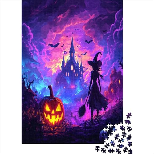 Hexe 1000 Stück Puzzle Für Erwachsene 1000 Stück Puzzle Für Erwachsene-Crazy Candy-1000 Stück Puzzle Große Puzzles Kinder Lernspiel Spielzeug Geschenk Puzzel 1000pcs (75x50cm) von ZWABFOFYV