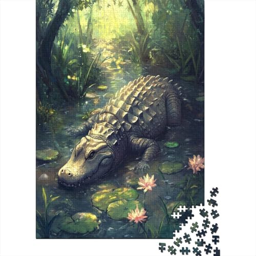 Krokodil Puzzlespiel 1000 Teile Puzzle Für Erwachsene Und Kinder Ab 14 Jahren, Puzzle Erwachsenen Puzzlespi Puzzel 1000pcs (75x50cm) von ZWABFOFYV