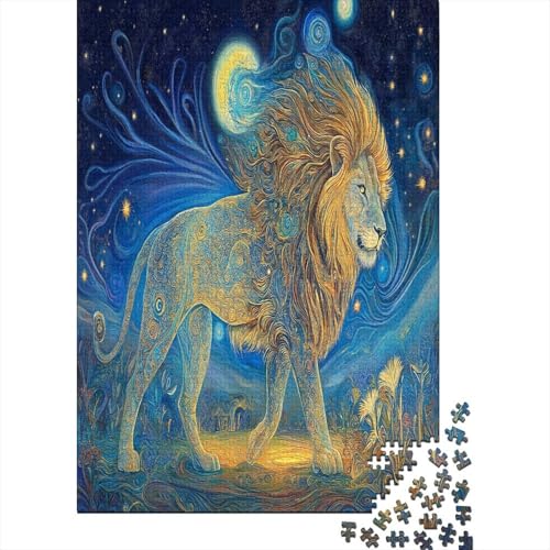 Löwe Puzzlespiel 1000 Teile Erwachsene -Puzzle 1000 Stück Spiel Puzzles Für Erwachsene Kinder Puzzle Erwachsenen Puzzlespiel Puzzel 1000pcs (75x50cm) von ZWABFOFYV