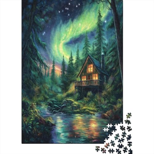 Nordlichter Puzzlespiel 1000 Teile Puzzle Für Erwachsene Und Kinder Ab 14 Jahren, Puzzle Erwachsenen Puzzlespi Puzzel 1000pcs (75x50cm) von ZWABFOFYV