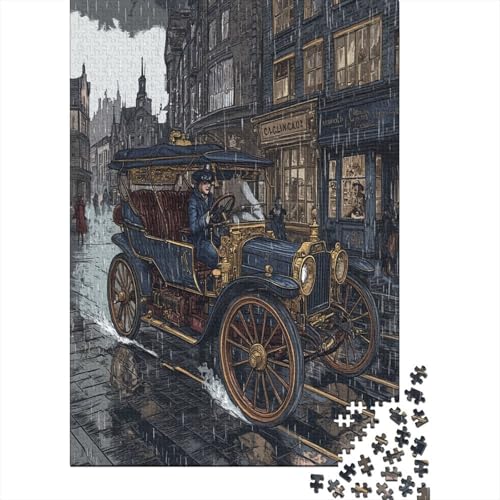 Old Style Sedan Puzzle 1000 Teile Erwachsener Kniffel Spaß Für Die Ganze Familie - Abwechslungsreiche 1000 Puzzleteilige Motive Puzzle Erwachsene, Puzzel 1000pcs (75x50cm) von ZWABFOFYV