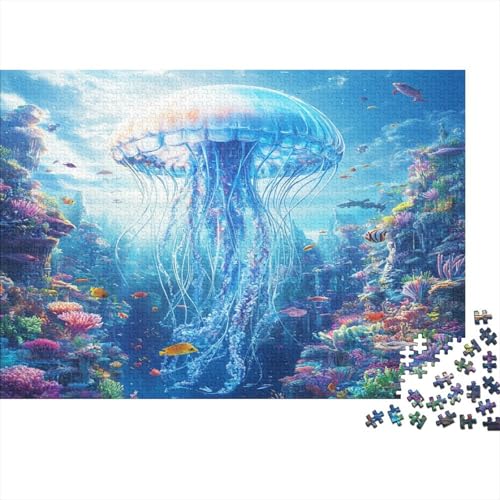 Quallen Puzzlespiel 1000 Teile Puzzle Für Erwachsene Und Kinder Ab 14 Jahren, Puzzle Erwachsenen Puzzlespi Puzzel 1000pcs (75x50cm) von ZWABFOFYV