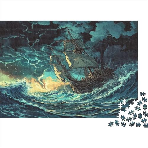 Segelboot Puzzle 1000 Teile Für Erwachsene Und Kinder Ab 14 Jahrenfür Stressabbauer Puzzlespiel Erwachsenen Puzzlespiel Puzzel 1000pcs (75x50cm) von ZWABFOFYV