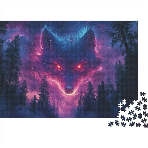 Wolf Puzzle 1000 Teile Puzzles Für Erwachsene Klassische Puzzles 1000 Teile Erwachsene Puzzlespiel Erwachsene 1000 Teile Erwachsenen Puzzlespiel Puzzel 1000pcs (75x50cm) von ZWABFOFYV