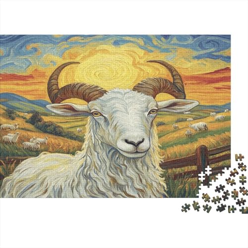 Ziege 1000 Stück Puzzle Für Erwachsene 1000 Stück Puzzle Für Erwachsene-Crazy Candy-1000 Stück Puzzle Große Puzzles Kinder Lernspiel Spielzeug Geschenk Puzzel 1000pcs (75x50cm) von ZWABFOFYV