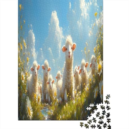 Ziege Puzzlespiel 1000 Teile Erwachsene -Puzzle 1000 Stück Spiel Puzzles Für Erwachsene Kinder Puzzle Erwachsenen Puzzlespiel Puzzel 1000pcs (75x50cm) von ZWABFOFYV