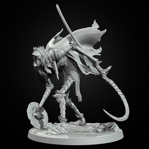 ZWJFDGQM 1/24 Ancient Hell Samurai Soldier Resin Modellbausatz Unbemalter und unmontierter Soldat Resin Modellbausatz //X8G3O9 von ZWJFDGQM