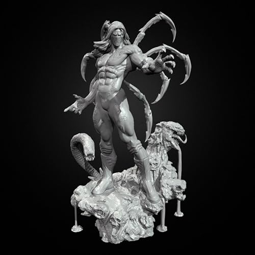 ZWJFDGQM 1/24 Ancient Hell Warrior Soldier Resin Soldier Model Kit Unbemalt und unmontiert Figur Resin Model Kit // H6e2X2 von ZWJFDGQM
