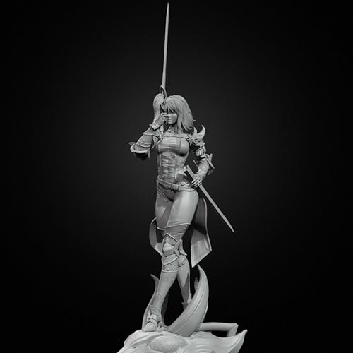 ZWJFDGQM 1/24 Sci-Fi Agent Female Soldier Resin Model Kit Unbemalt und unmontiert Soldat Harz Modell-Bausatz //X8G5O3 von ZWJFDGQM