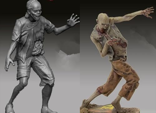 ZWJFDGQM 1/35 Sci-Fi Agent Soldier Resin Soldier Model Kit Unbemalte und unmontierte Figuren Resin Model Kit (2 Figuren) //H8e6X12 von ZWJFDGQM