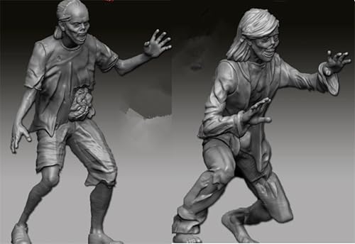 ZWJFDGQM 1/35 Sci-Fi Agent Soldier Resin Soldier Model Kit Unbemalte und unmontierte Figuren Resin Model Kit (2 Figuren) //H8e6X15 von ZWJFDGQM