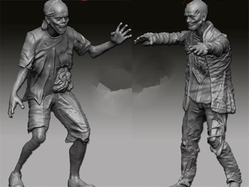 ZWJFDGQM 1/35 Sci-Fi Agent Soldier Resin Soldier Model Kit Unbemalte und unmontierte Figuren Resin Model Kit (2 Figuren) //H8e6X16 von ZWJFDGQM