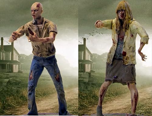 ZWJFDGQM 1/35 Sci-Fi Zombie Warrior Soldier Resin Model Kit Unbemalt und unmontiert Soldier Resin Model Kit (2-Personen) // X9G5O1 von ZWJFDGQM