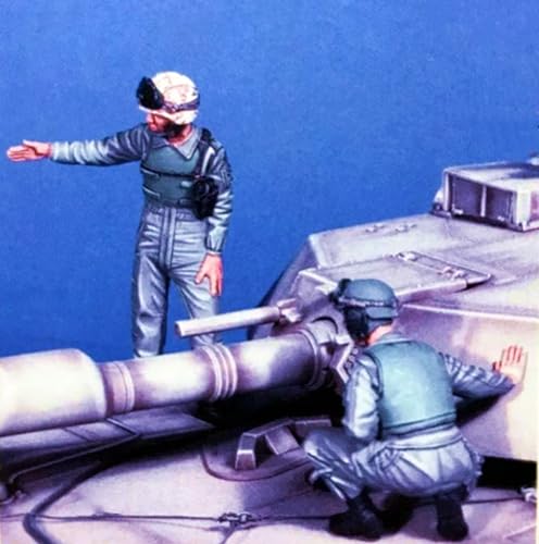 ZWJFDGQM 1/35 US Commando Soldier Resin Soldier Model Kit Unbemalt und unmontiert Figur Resin Model Kit (2 Figuren)// H7e5X4 von ZWJFDGQM