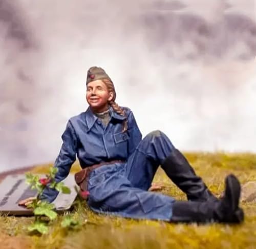ZWJFDGQM 1/35 WWII Soviet Soldier Resin Soldier Model Kit Unbemalte und unmontierte Figur Resin Model Kit // H7e1X2 ZWJFDGQM 1/35 WWII Soviet Soldier Resin Soldier Model Kit Unbemalte und unmontierte Figur Resin Model Kit // H7e1X2 von ZWJFDGQM