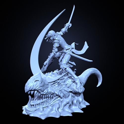 ZWJFDGQM 65mm Ancient Female Samurai Soldier Resin Soldier Model Kit Unbemalt und unmontiert Figur Resin Model Kit // H5e6X7 von ZWJFDGQM