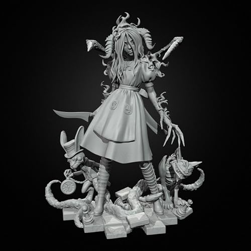 ZWJFDGQM 75mm Sci-Fi Agent Weiblicher Soldat Resin Modell bausatz Unbemalt und unmontiert Soldat Resin Modell bausatz //X7G6O5 von ZWJFDGQM