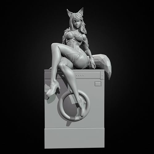 ZWJFDGQM 75mm Sci-Fi Agentin Soldatin Resin Soldat BausatzUnbemalt und unmontiert Figur Harz Modell-Bausatz // H5e7X4 von ZWJFDGQM