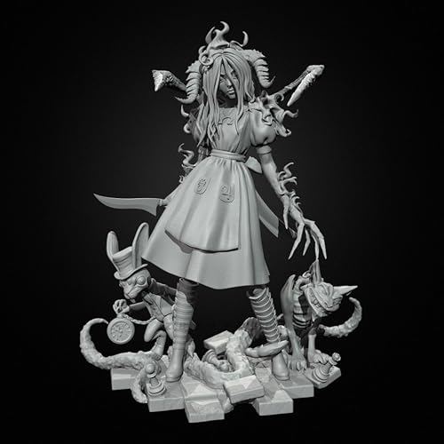 ZWJFDGQM 75mm Sci-Fi Agentin Soldatin Resin Soldat BausatzUnbemalt und unmontiert Figur Harz Modell-Bausatz // H5e7X5 von ZWJFDGQM