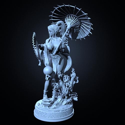 ZWJFDGQM 90mm Sci-Fi Agentin Soldatin Resin Modellbausatz Unbemalter und unmontierter Soldat Resin Modellbausatz //X6G7O1 von ZWJFDGQM