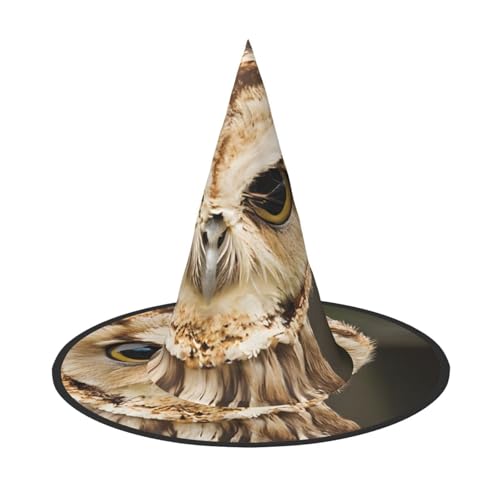 (Outdoor-Eule) bedruckter faltbarer Halloween-Hut Urlaub Kostüm Kappe Cosplay Party Hexenhüte 1 von ZWLPNZZD