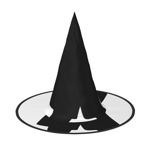 ZWLPNZZD (Cheerleader) Bedruckter faltbarer Halloween-Hut Urlaub Kostüm Kappe Cosplay Party Hexenhüte 1 von ZWLPNZZD