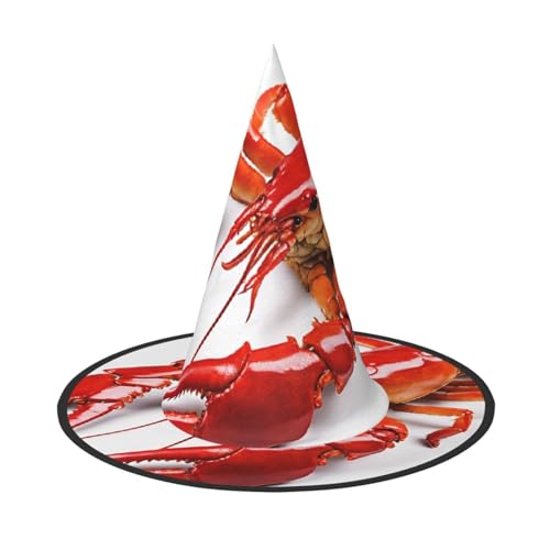 ZWLPNZZD (Hummer) bedruckter faltbarer Halloween-Hut Urlaub Kostüm Kappe Cosplay Party Hexenhüte 1 von ZWLPNZZD