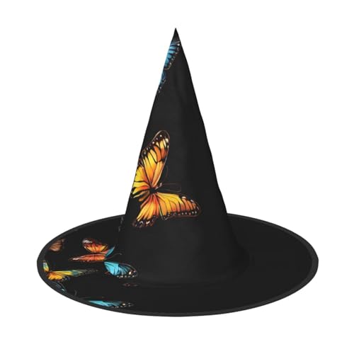 ZWLPNZZD Bedruckter faltbarer Halloween-Hut, Urlaub, Kostüm, Kappe, Cosplay, Party, Hexenhüte, 2 Stück ZWLPNZZD Bedruckter faltbarer Halloween-Hut, Urlaub, Kostüm, Kappe, Cosplay, Party, Hexenhüte, 2 Stück von ZWLPNZZD