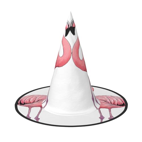 ZWLPNZZD Bedruckter faltbarer Halloween-Hut, Urlaub, Kostüm, Kappe, Cosplay, Party, Hexenhüte, 2 Stück von ZWLPNZZD