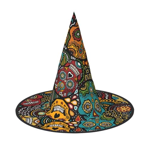 ZWLPNZZD Bedruckter faltbarer Halloween-Hut, Urlaub, Kostüm, Kappe, Cosplay, Party, Hexenhüte, 3 Stück ZWLPNZZD Bedruckter faltbarer Halloween-Hut, Urlaub, Kostüm, Kappe, Cosplay, Party, Hexenhüte, 3 Stück von ZWLPNZZD