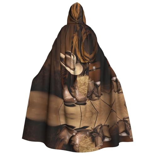 ZWLPNZZD Cowboyhut Westernstiefel mit Kapuze, lang und bequem, für Halloween, Rollenspiele, Party, Cosplay, Herren und Damen ZWLPNZZD Cowboyhut Westernstiefel mit Kapuze, lang und bequem, für Halloween, Rollenspiele, Party, Cosplay, Herren und Damen von ZWLPNZZD