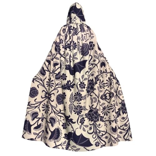 ZWLPNZZD Fledermaus-Druck-Kapuzenumhang lang und bequem für Halloween, Rollenspiele, Party, Cosplay, Herren und Damen ZWLPNZZD Fledermaus-Druck-Kapuzenumhang lang und bequem für Halloween, Rollenspiele, Party, Cosplay, Herren und Damen von ZWLPNZZD