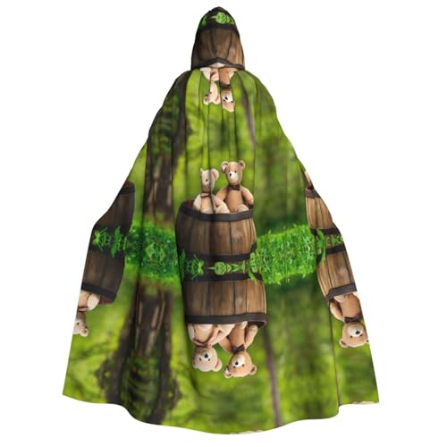 ZWLPNZZD Kapuzenumhang mit Bärenmotiv, lang und bequem, für Halloween, Rollenspiele, Party, Cosplay, Herren und Damen ZWLPNZZD Kapuzenumhang mit Bärenmotiv, lang und bequem, für Halloween, Rollenspiele, Party, Cosplay, Herren und Damen von ZWLPNZZD