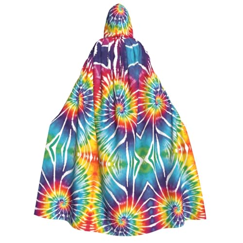 ZWLPNZZD Kapuzenumhang mit Batikfärbung, lang, bequem, für Halloween, Rollenspiele, Party, Cosplay, Herren und Damen ZWLPNZZD Kapuzenumhang mit Batikfärbung, lang, bequem, für Halloween, Rollenspiele, Party, Cosplay, Herren und Damen von ZWLPNZZD