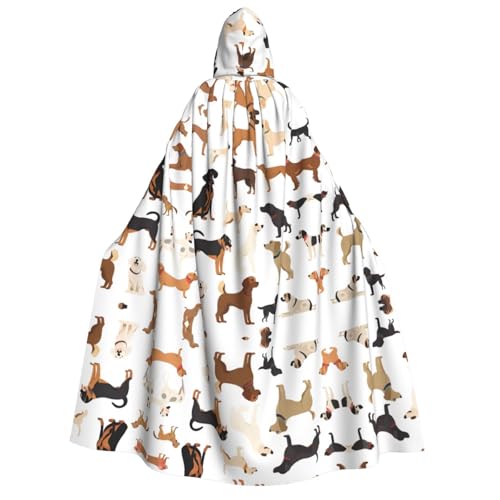 ZWLPNZZD Kapuzenumhang mit Beagle-Motiv, lang und bequem, für Halloween, Rollenspiele, Party, Cosplay, Herren und Damen ZWLPNZZD Kapuzenumhang mit Beagle-Motiv, lang und bequem, für Halloween, Rollenspiele, Party, Cosplay, Herren und Damen von ZWLPNZZD