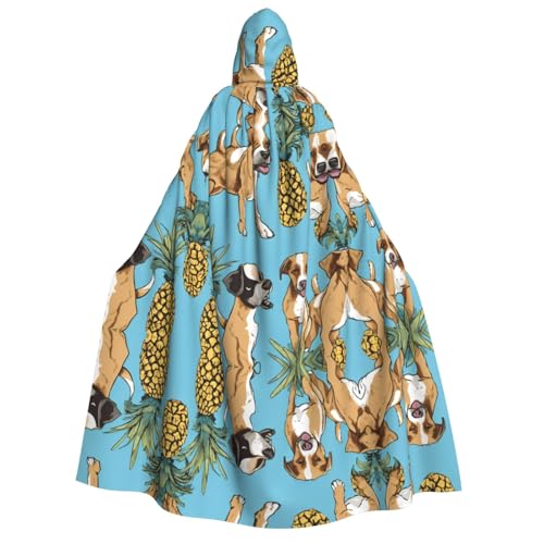 ZWLPNZZD Kapuzenumhang mit Chihuahua-Hunde-Ananas-Druck, lang und bequem, für Halloween, Rollenspiele, Party, Cosplay, Herren und Damen ZWLPNZZD Kapuzenumhang mit Chihuahua-Hunde-Ananas-Druck, lang und bequem, für Halloween, Rollenspiele, Party, Cosplay, Herren und Damen von ZWLPNZZD