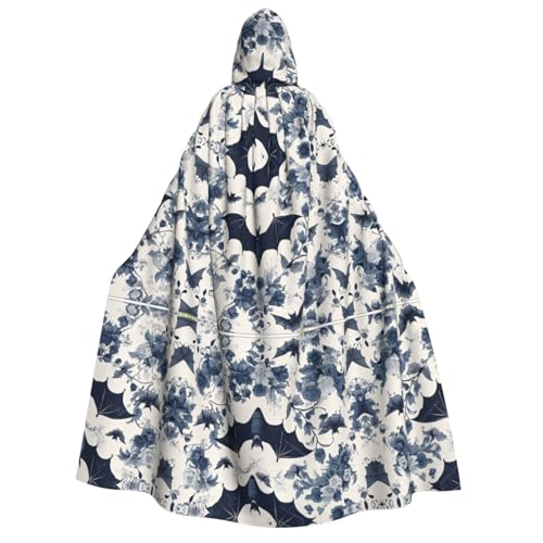 ZWLPNZZD Kapuzenumhang mit Fledermausmuster, lang und bequem, für Halloween, Rollenspiele, Party, Cosplay, Herren und Damen ZWLPNZZD Kapuzenumhang mit Fledermausmuster, lang und bequem, für Halloween, Rollenspiele, Party, Cosplay, Herren und Damen von ZWLPNZZD