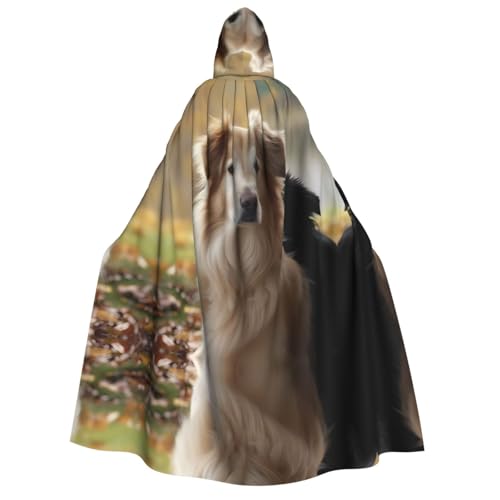 ZWLPNZZD Kapuzenumhang mit Hunde-Aufdruck, lang und bequem, für Halloween, Rollenspiele, Party, Cosplay, Herren und Damen ZWLPNZZD Kapuzenumhang mit Hunde-Aufdruck, lang und bequem, für Halloween, Rollenspiele, Party, Cosplay, Herren und Damen von ZWLPNZZD