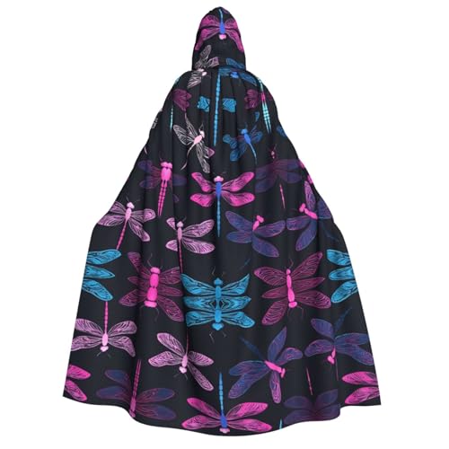 ZWLPNZZD Kapuzenumhang mit Libellenmotiv, lang und bequem, für Halloween, Rollenspiele, Party, Cosplay, Herren und Damen ZWLPNZZD Kapuzenumhang mit Libellenmotiv, lang und bequem, für Halloween, Rollenspiele, Party, Cosplay, Herren und Damen von ZWLPNZZD
