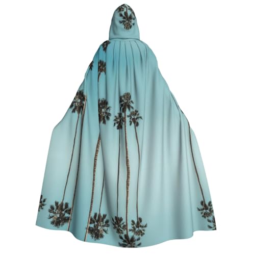 ZWLPNZZD Kapuzenumhang mit Palmen-Druck, lang und bequem, für Halloween, Rollenspiele, Party, Cosplay, Herren und Damen ZWLPNZZD Kapuzenumhang mit Palmen-Druck, lang und bequem, für Halloween, Rollenspiele, Party, Cosplay, Herren und Damen von ZWLPNZZD