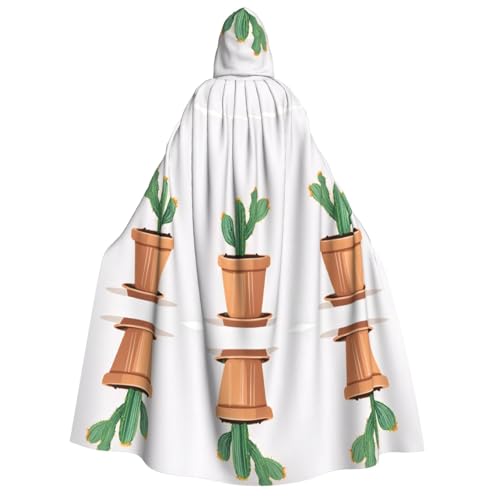 ZWLPNZZD Kapuzenumhang mit Pflanzendruck, lang und bequem, für Halloween, Rollenspiele, Party, Cosplay, Herren und Damen ZWLPNZZD Kapuzenumhang mit Pflanzendruck, lang und bequem, für Halloween, Rollenspiele, Party, Cosplay, Herren und Damen von ZWLPNZZD