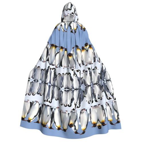 ZWLPNZZD Kapuzenumhang mit Pinguin-Druck, lang und bequem, für Halloween, Rollenspiele, Party, Cosplay, Herren und Damen ZWLPNZZD Kapuzenumhang mit Pinguin-Druck, lang und bequem, für Halloween, Rollenspiele, Party, Cosplay, Herren und Damen von ZWLPNZZD